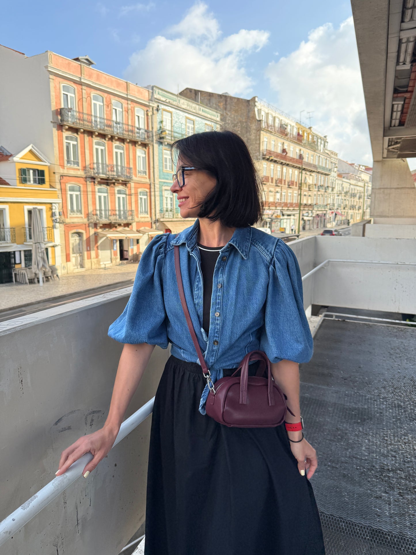 RUBY – Burgundy Genuine Leather Mini Bag