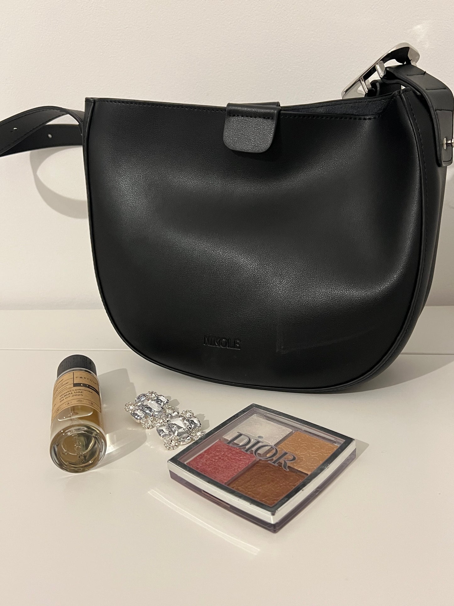 NIKOLÉ Leather Bag Tess – Elegance in Black