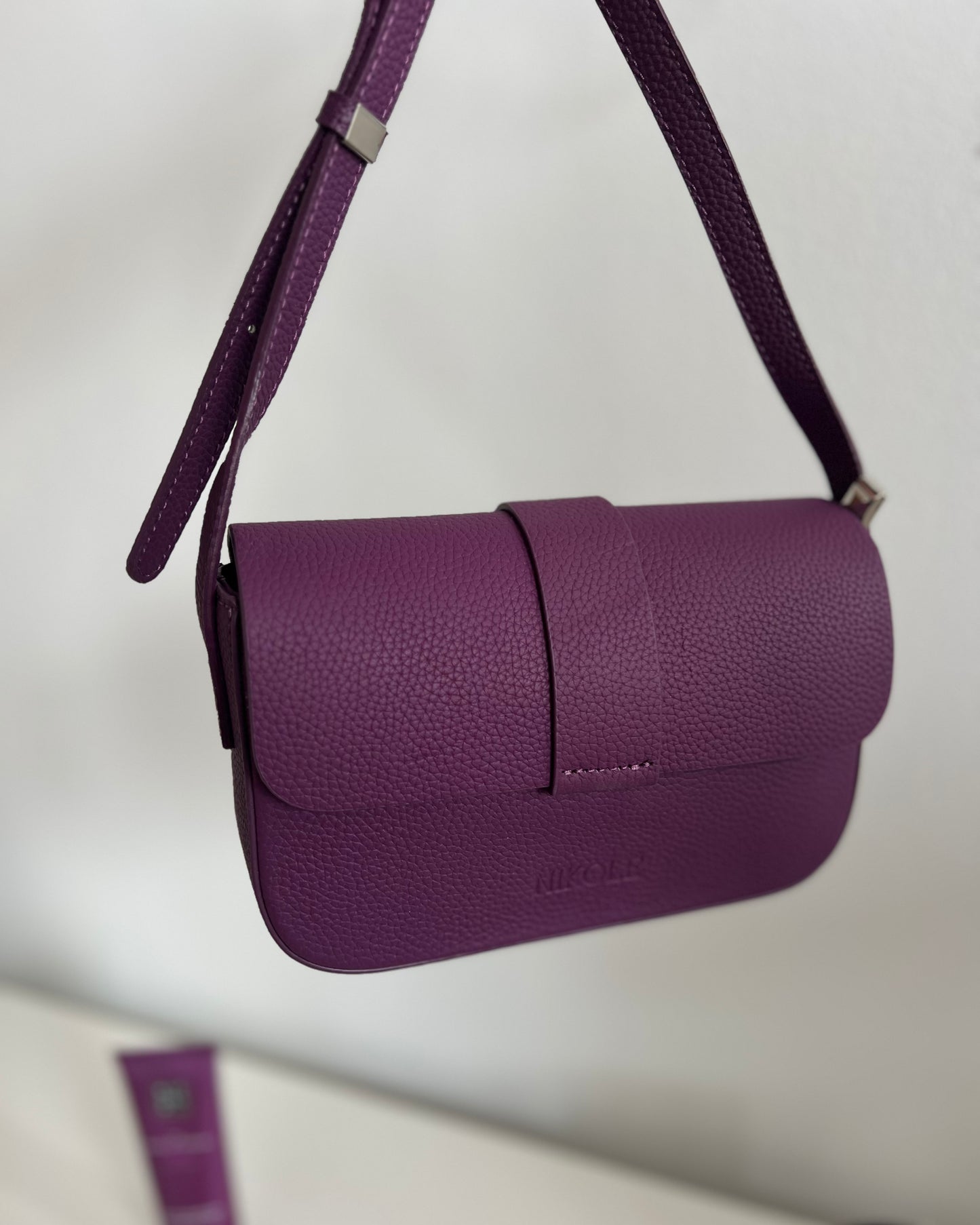 CLASSIC — Genuine Leather Plum Purple Bag