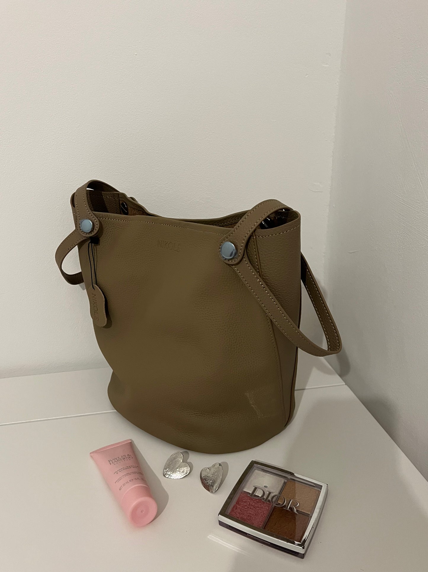 Bucket Bag – Natural Leather – Warm Caramel
