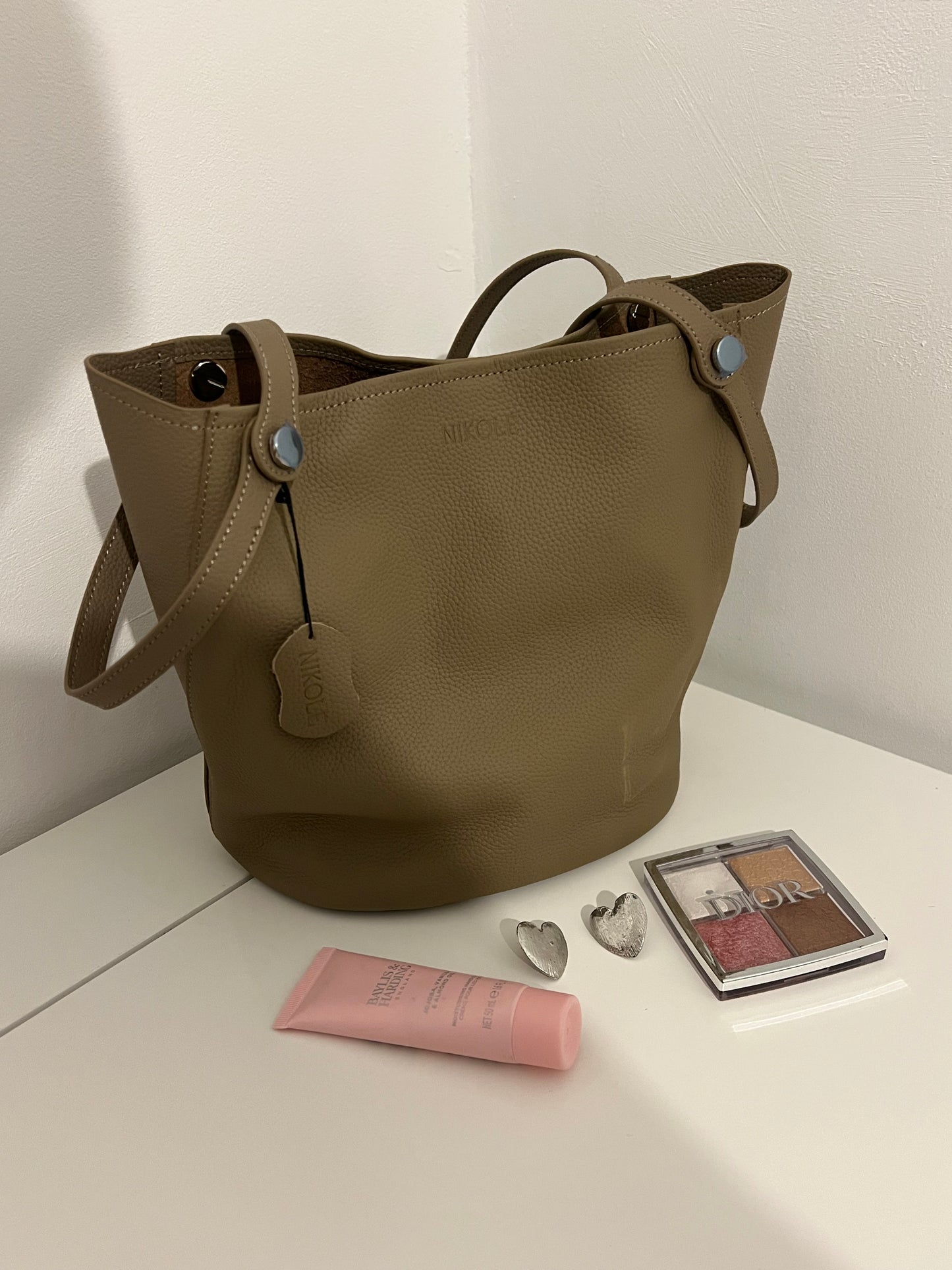 Bucket Bag – Natural Leather – Warm Caramel