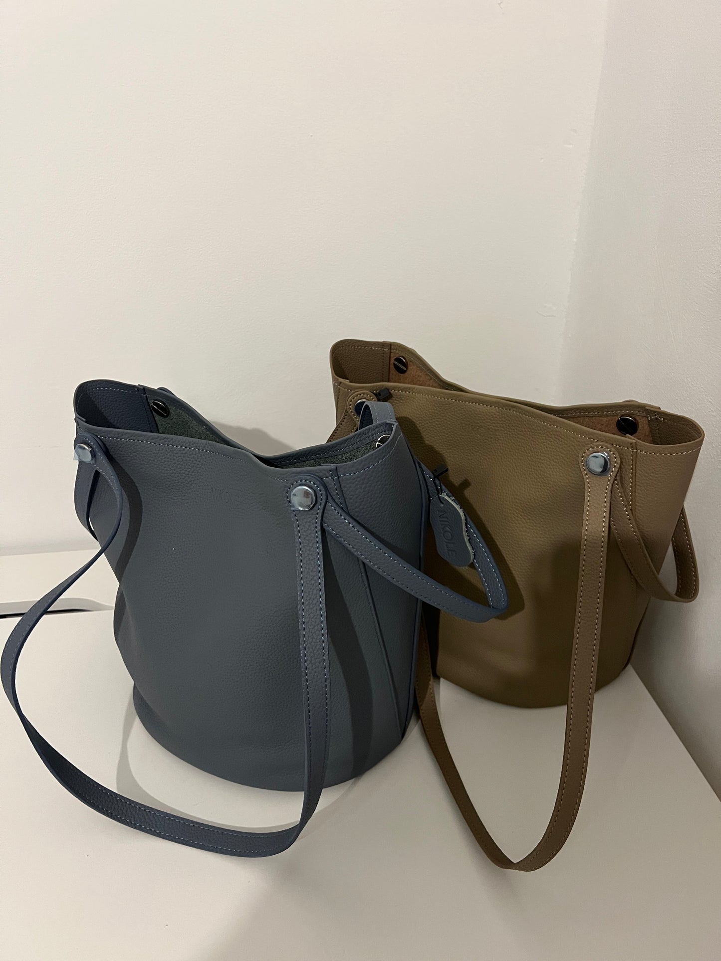 Bucket Bag – Natural Leather – Warm Caramel