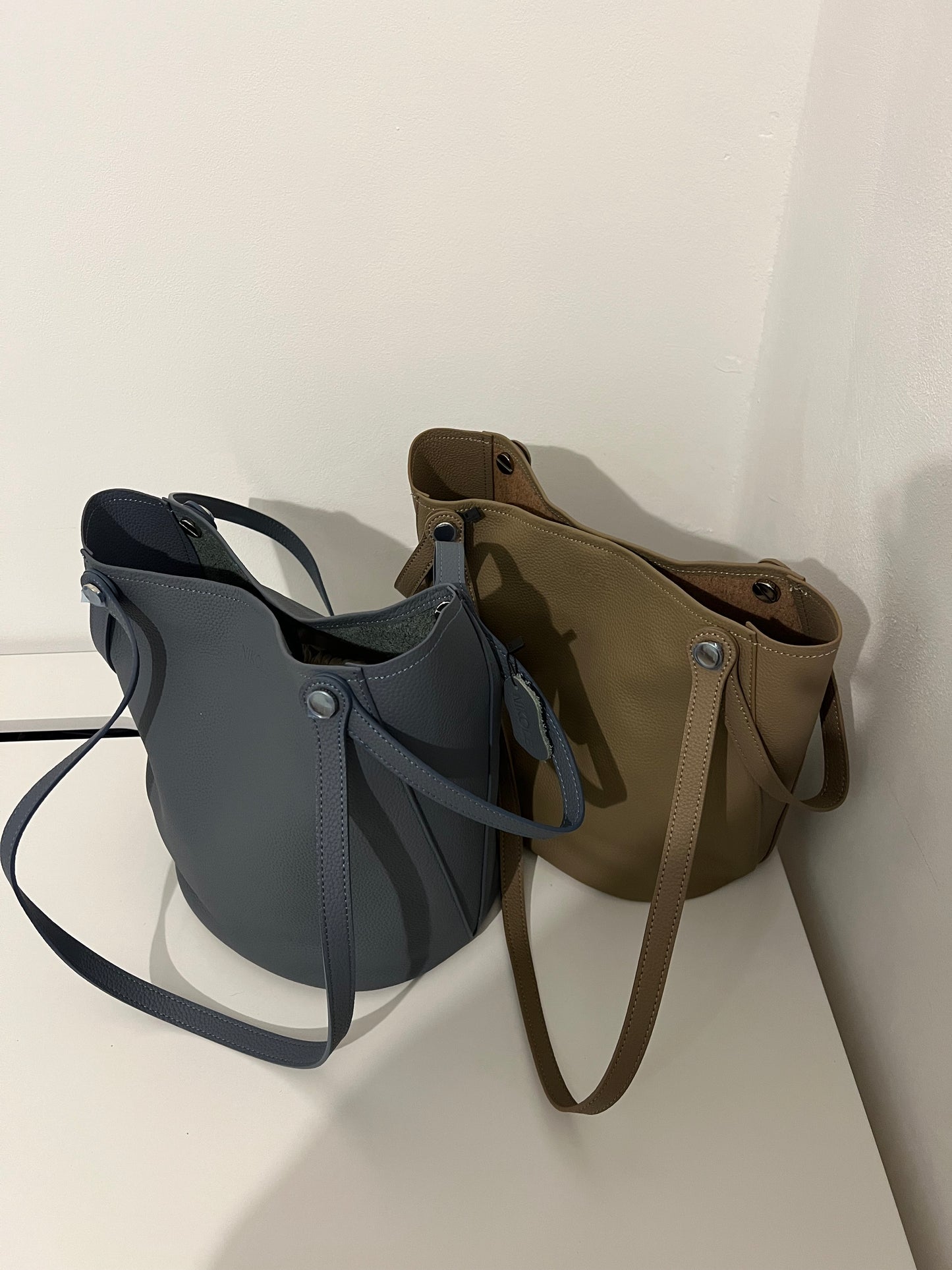 Bucket Bag – Natural Leather – Warm Caramel