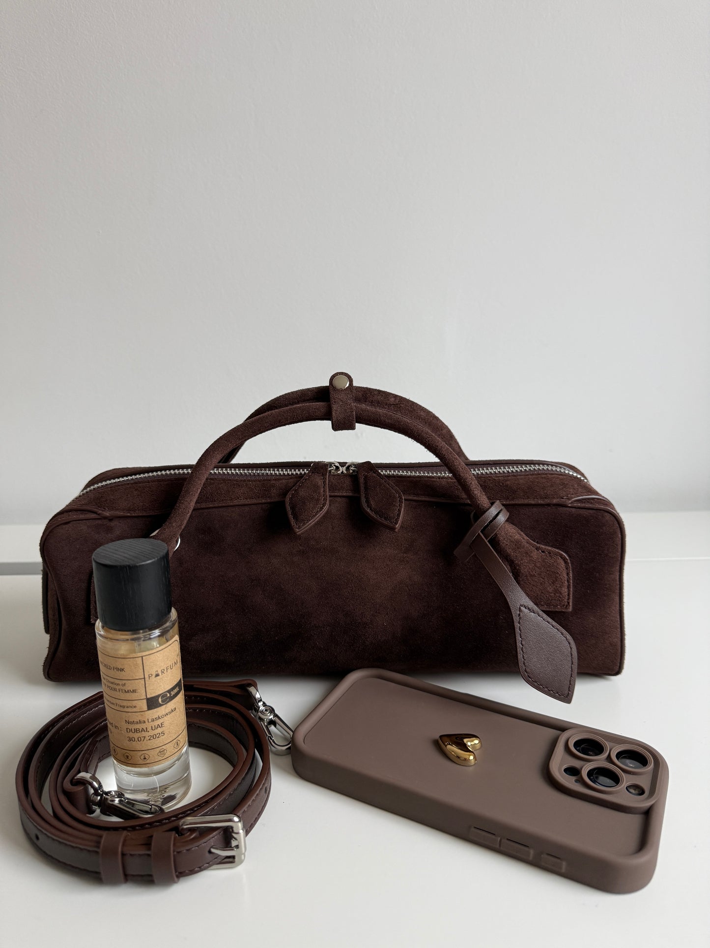 LENA – Deep Cacao Suede