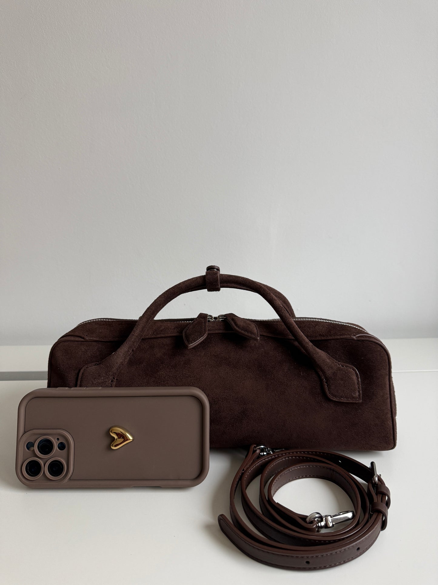 LENA – Deep Cacao Suede