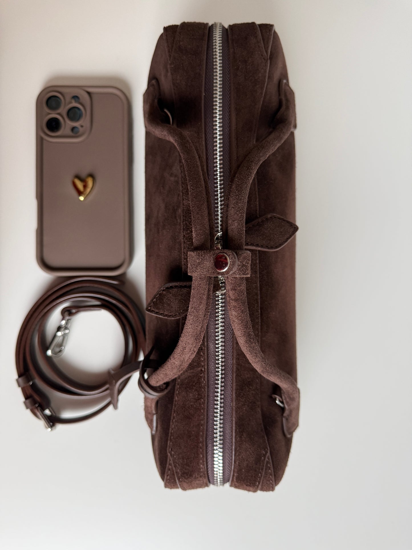 LENA – Deep Cacao Suede