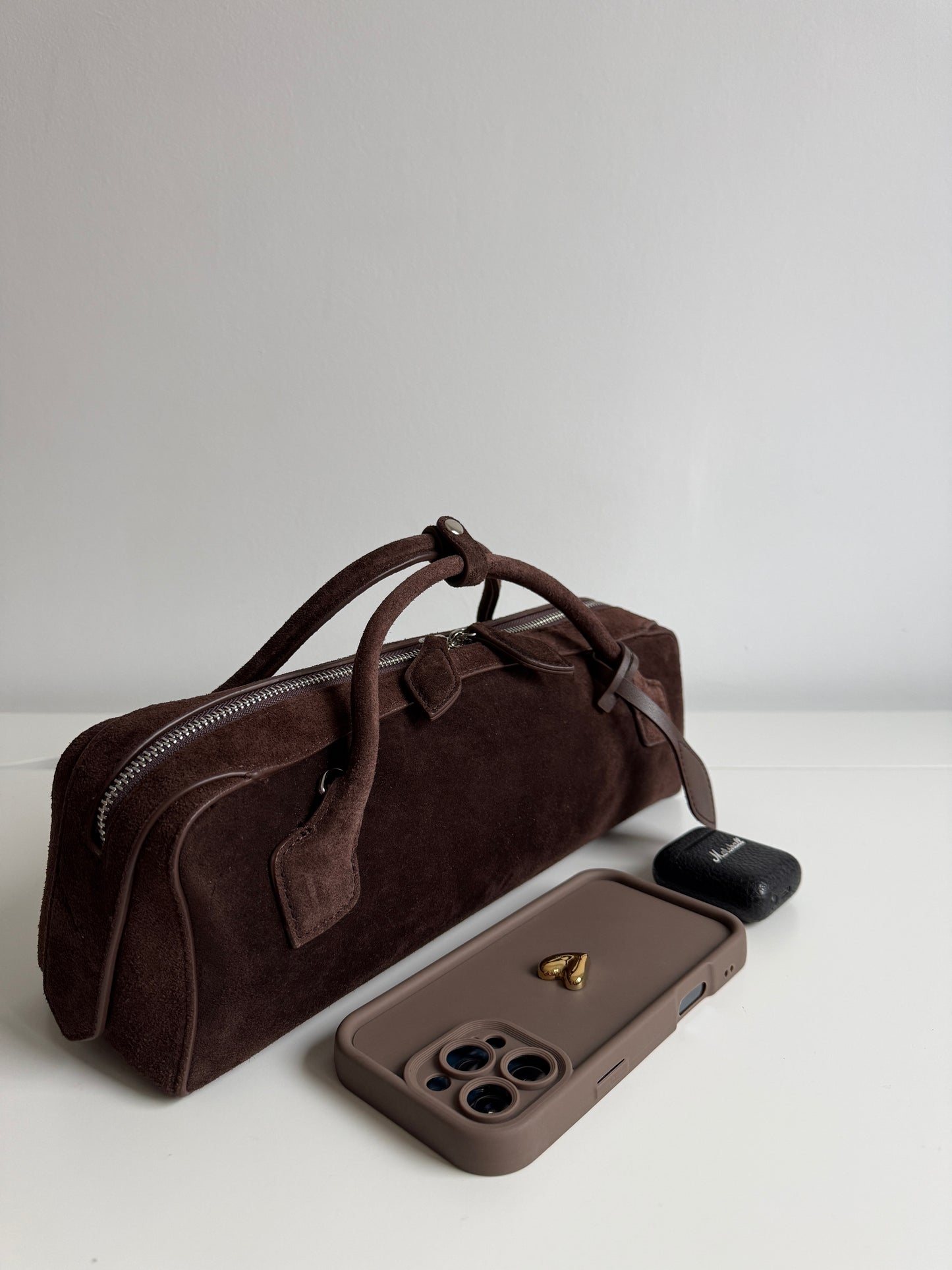 LENA – Deep Cacao Suede