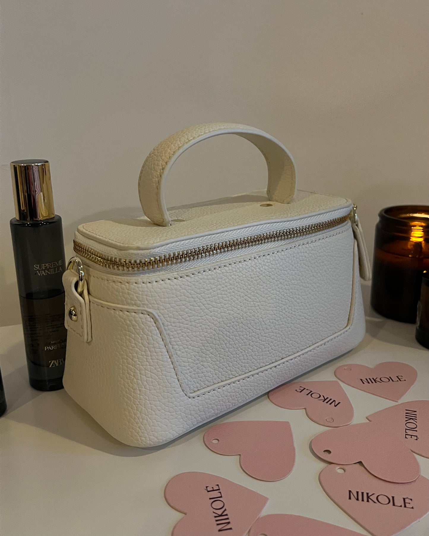 Lana – Elegant Premium Leather Bag (Ivory)