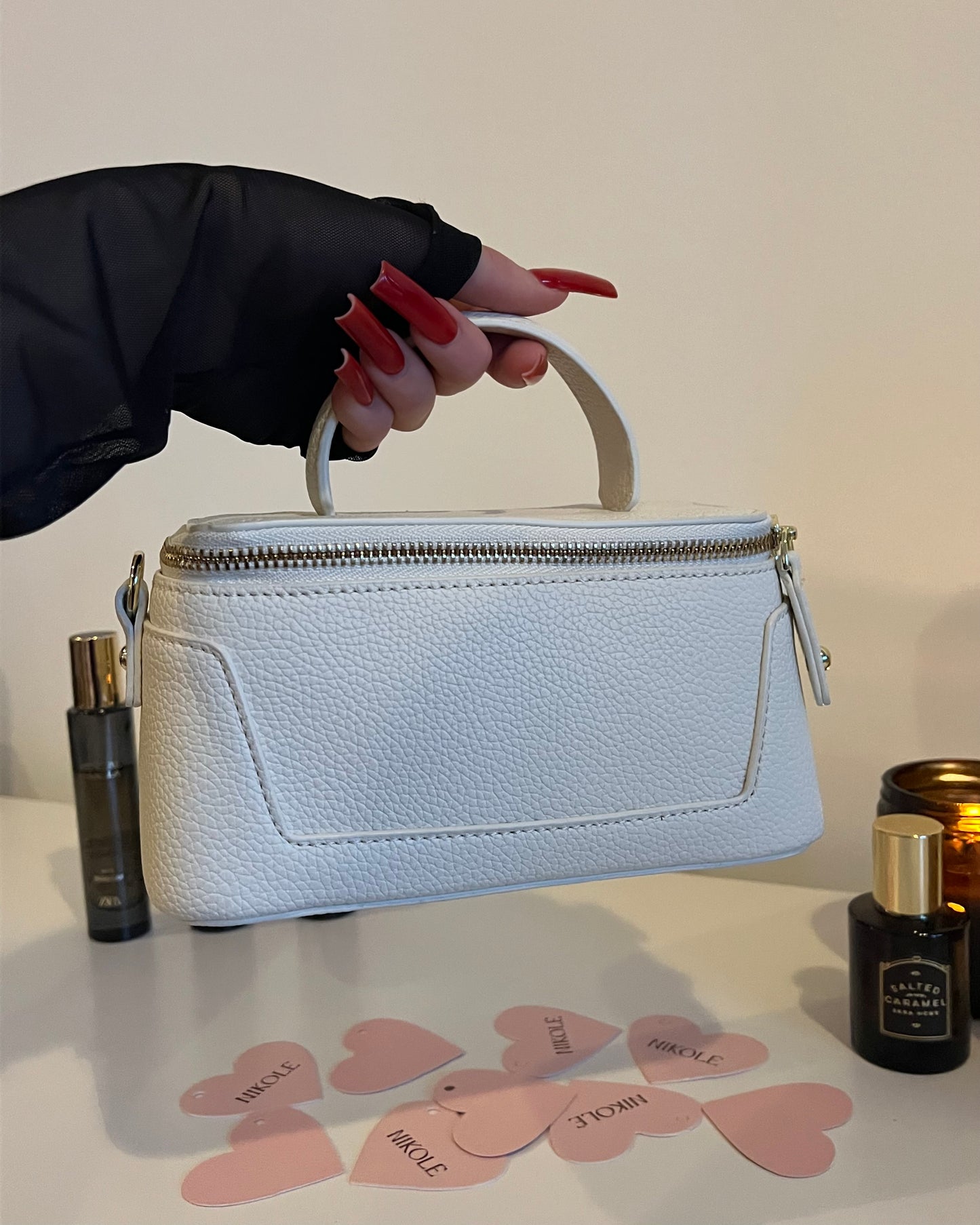 Lana – Elegant Premium Leather Bag (Ivory)