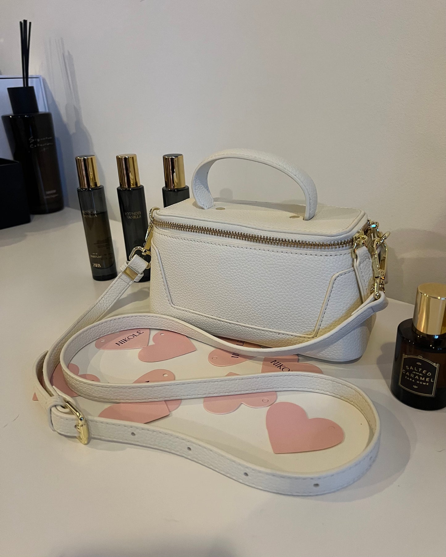 Lana – Elegant Premium Leather Bag (Ivory)