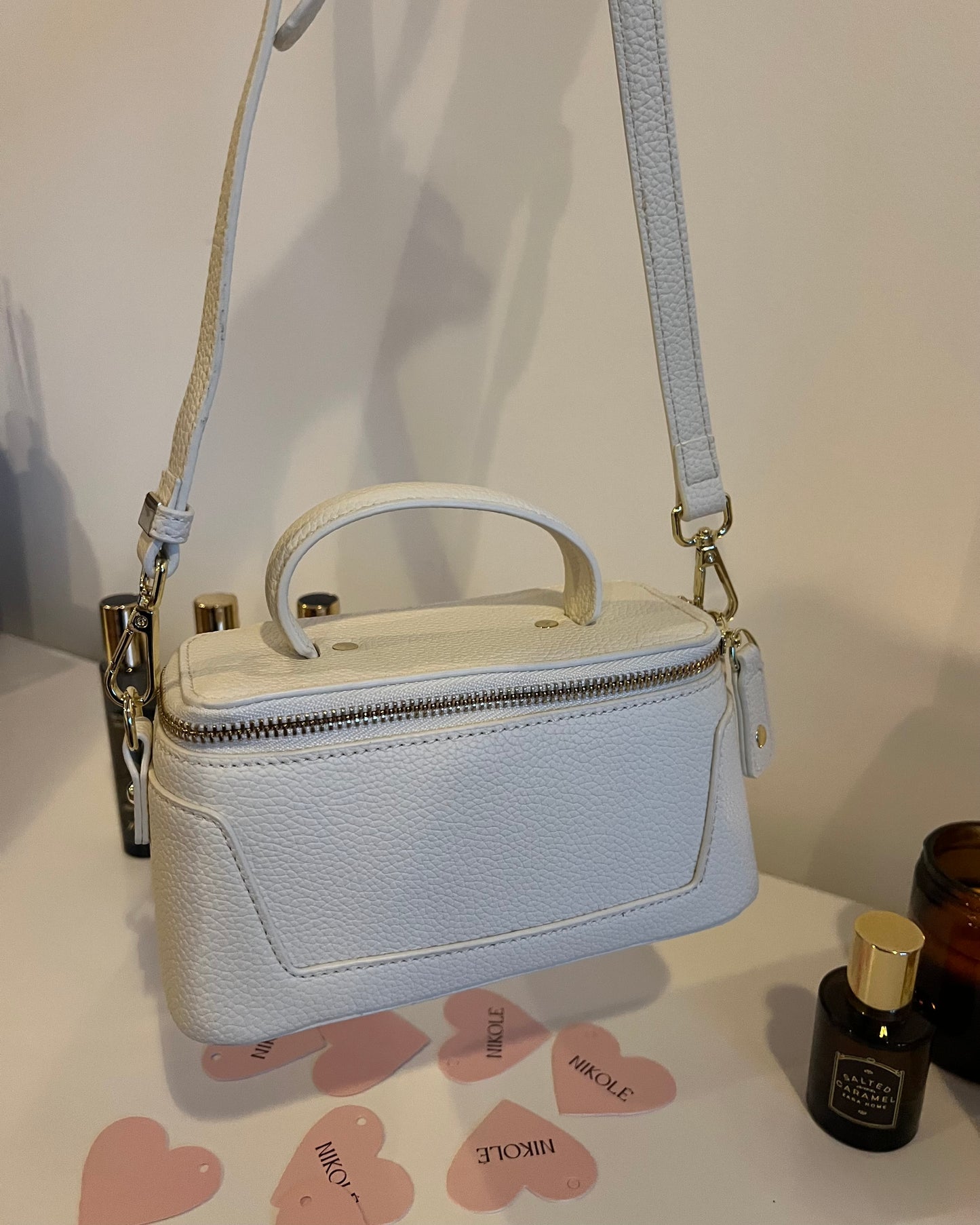Lana – Elegant Premium Leather Bag (Ivory)