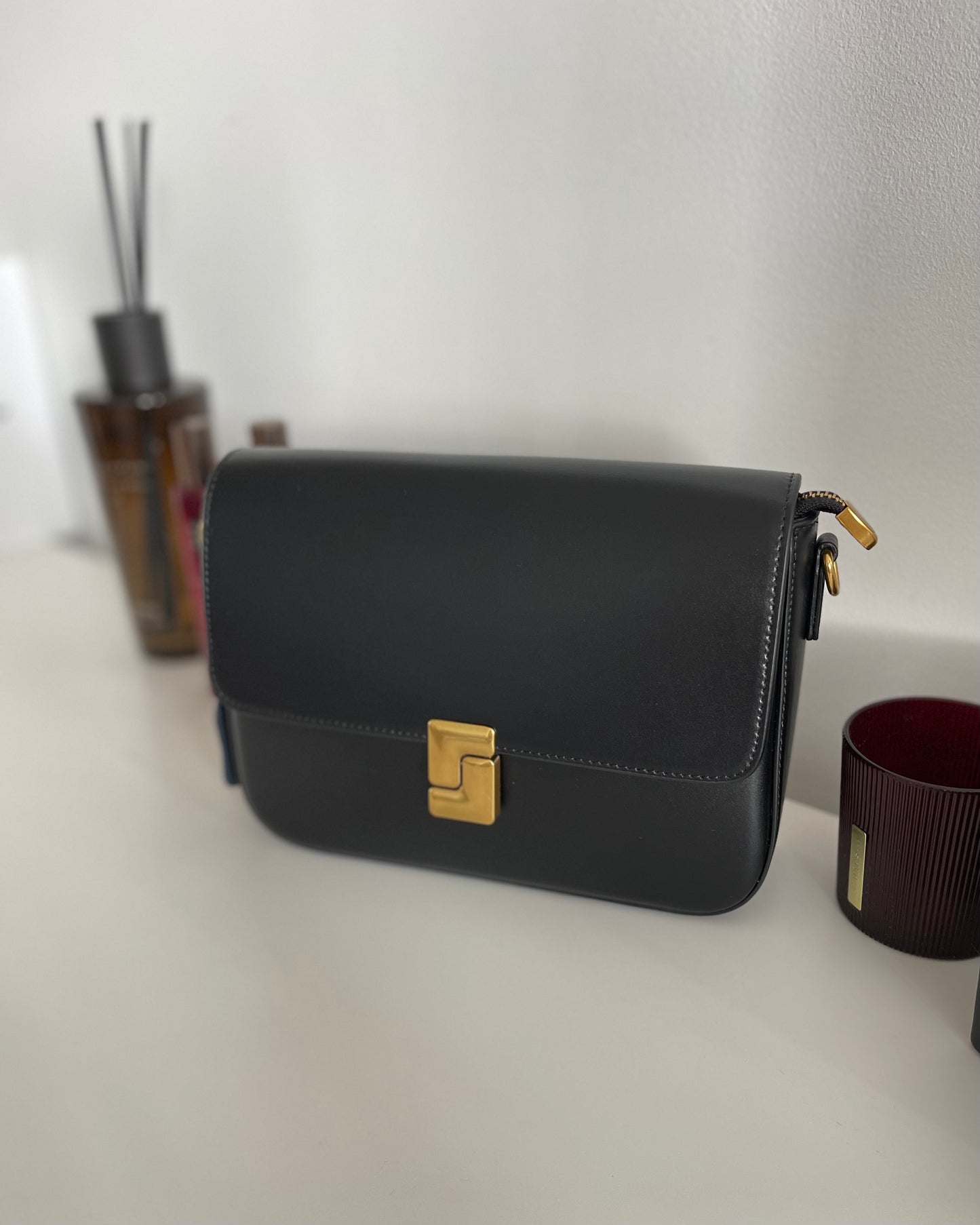 NIKOLÉ Polly Black – Luxury Leather Handbag