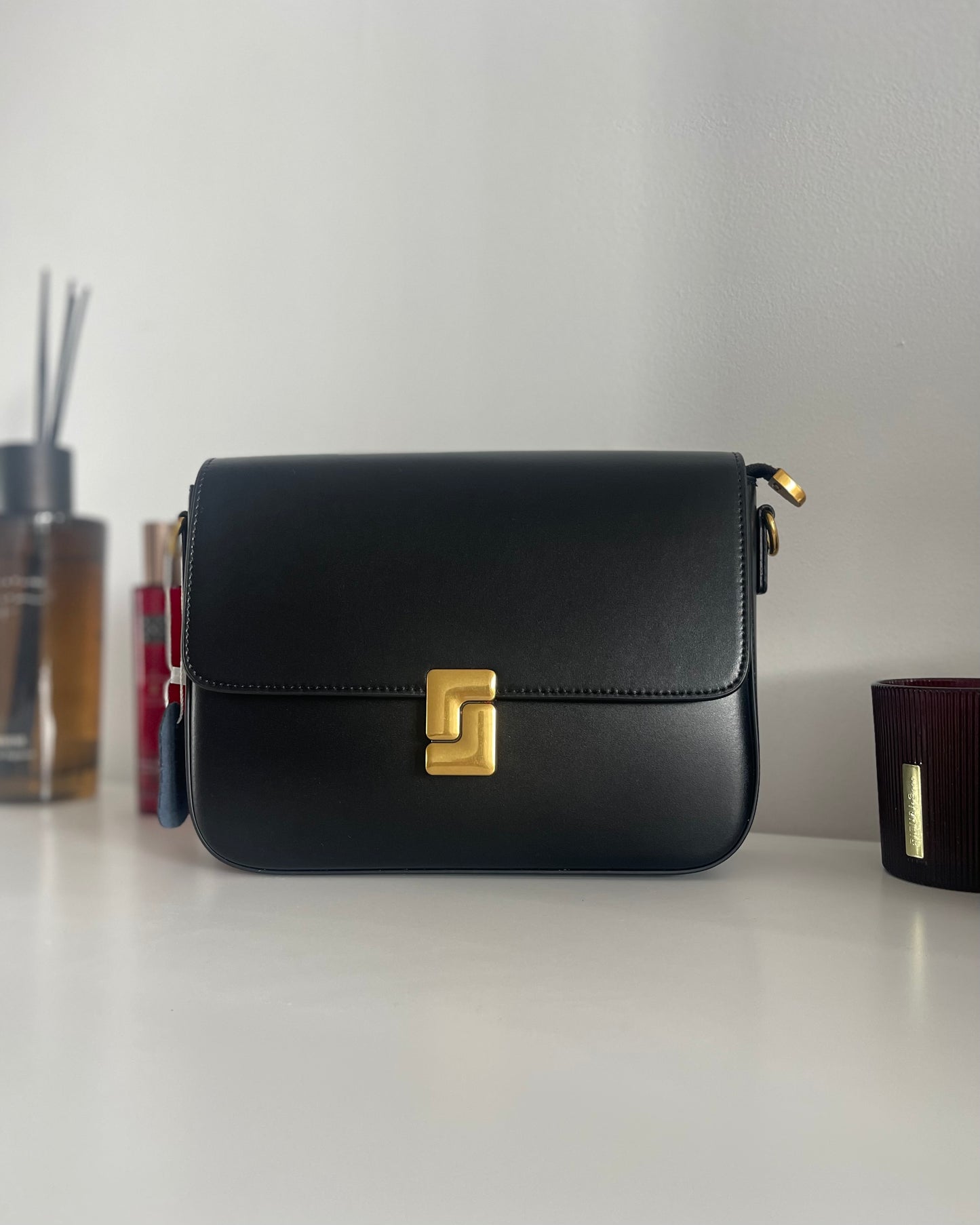 NIKOLÉ Polly Black – Luxury Leather Handbag