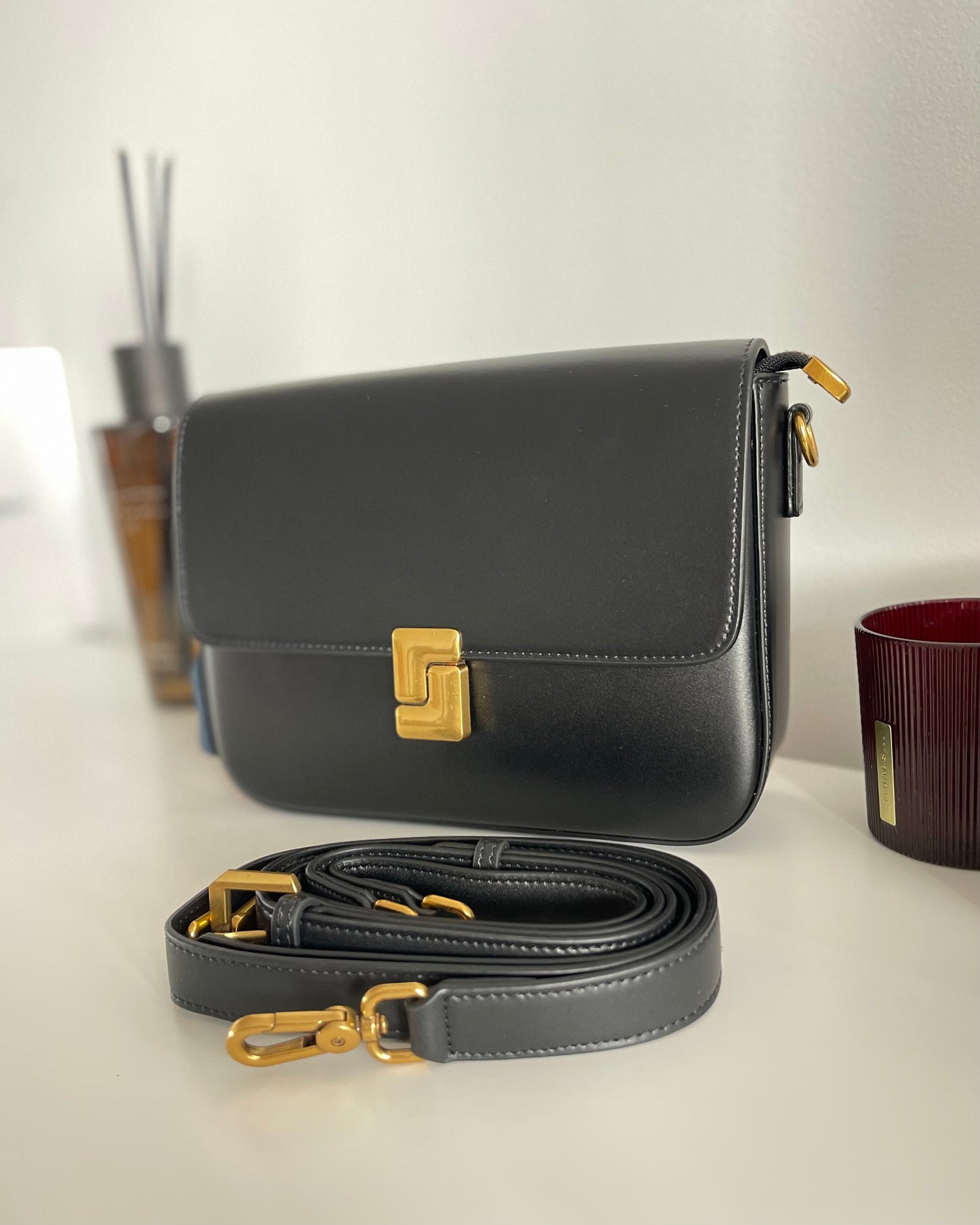 NIKOLÉ Polly Black – Luxury Leather Handbag