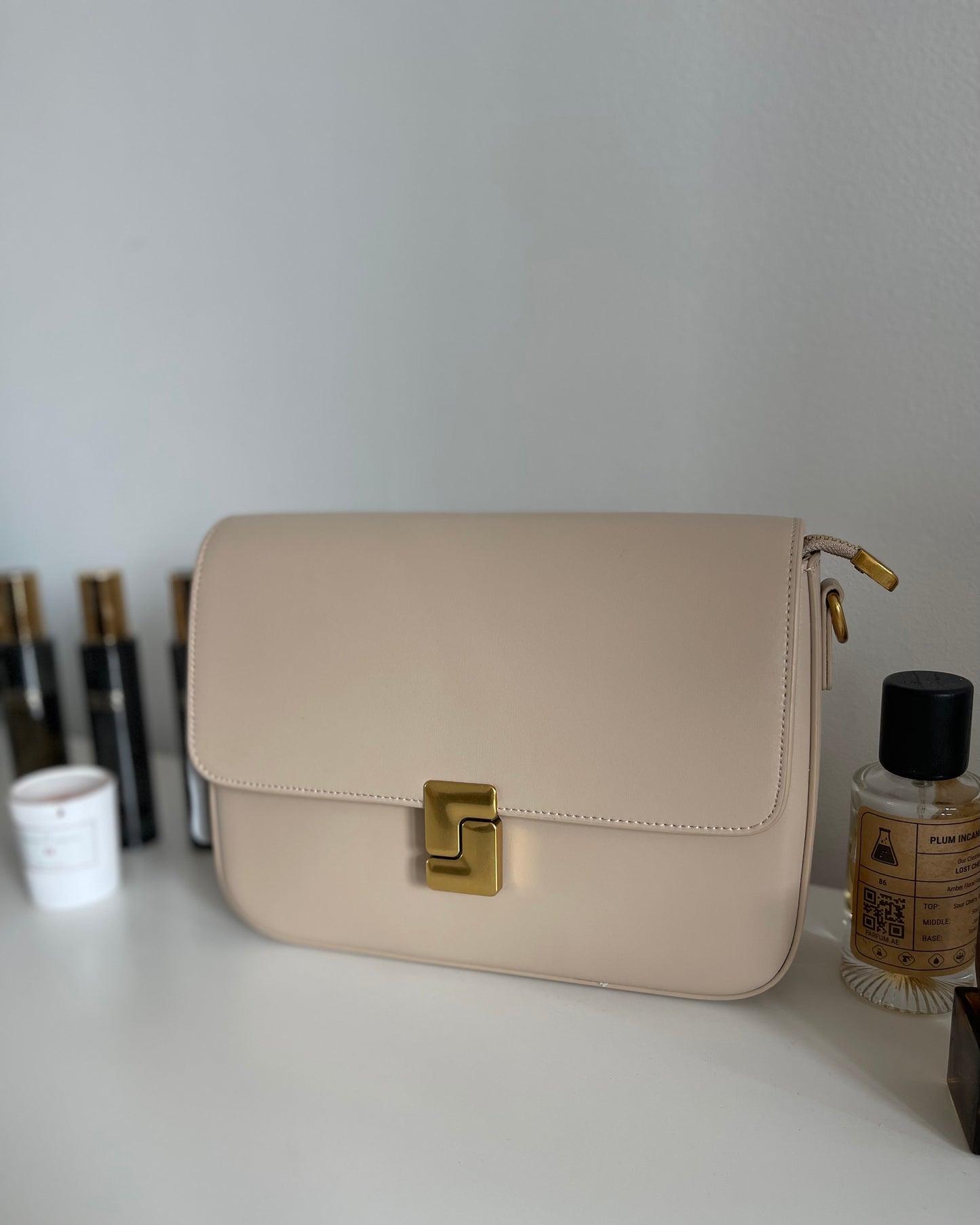 NIKOLÉ Polly Beige – Luxury Leather Handbag