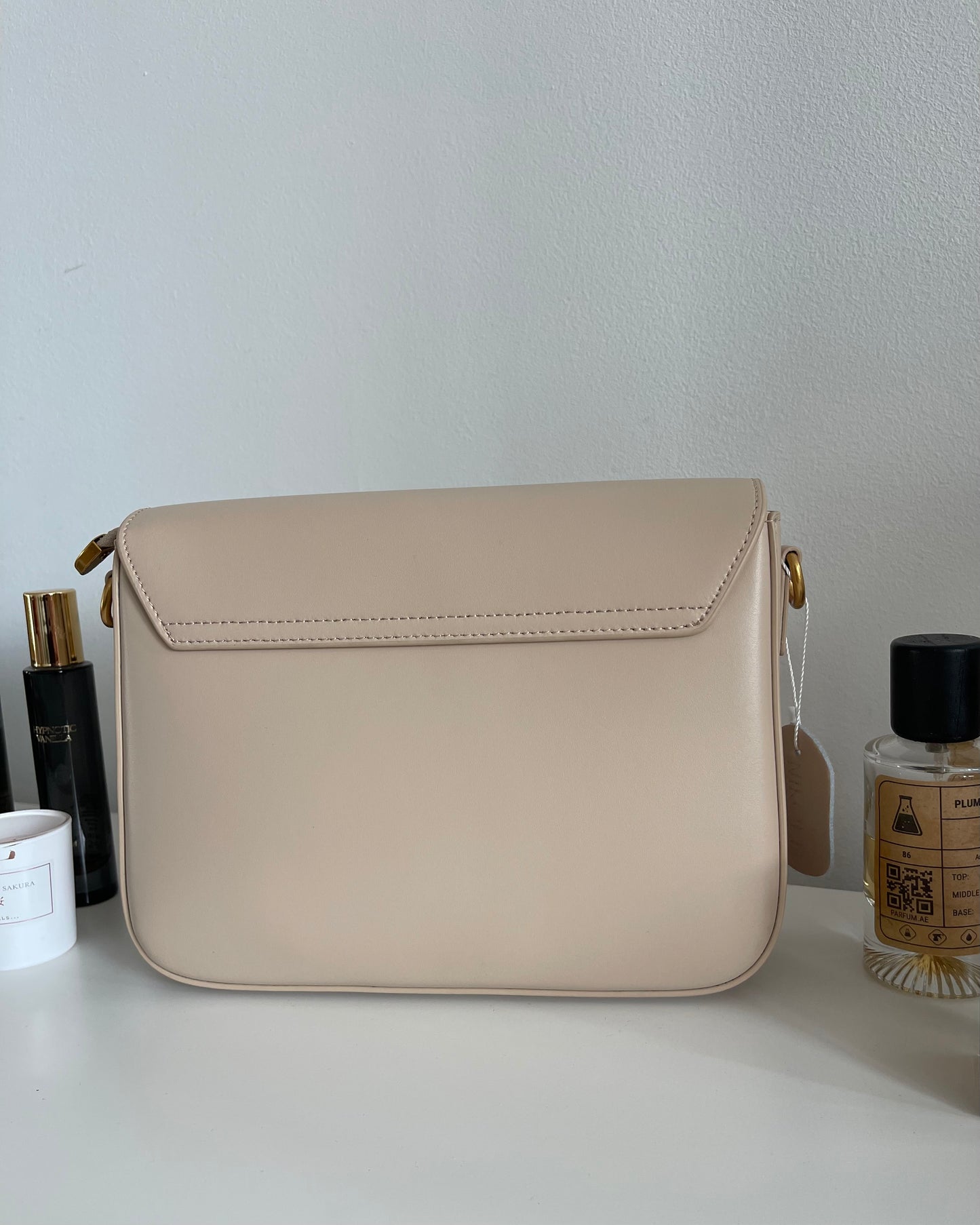 NIKOLÉ Polly Beige – Luxury Leather Handbag