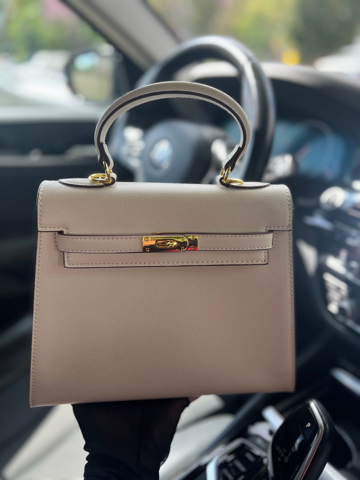 Mira Taupe – Torebka z naturalnej skóry