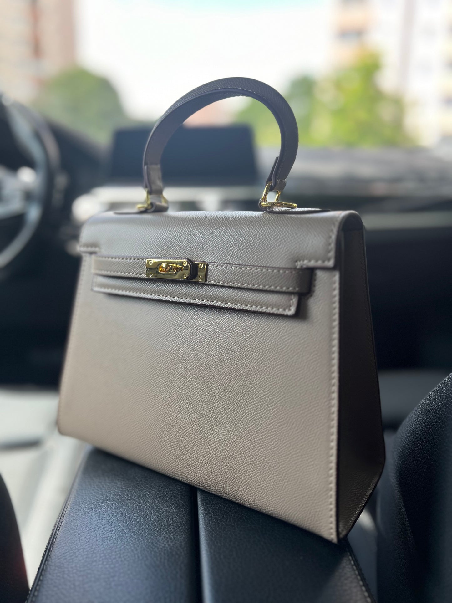 Mira Taupe – Torebka z naturalnej skóry