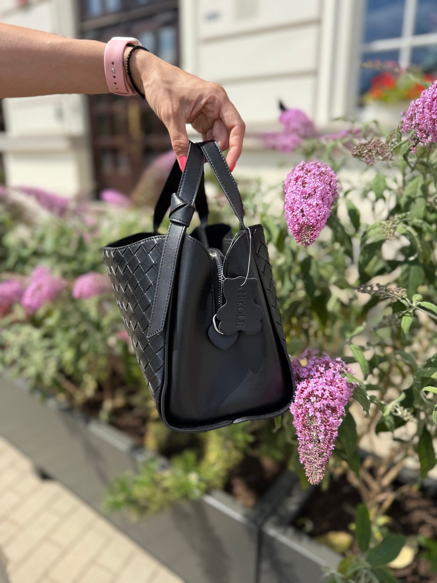 NIKOLÈ Kate Bag – Black | Genuine Leather Handbag
