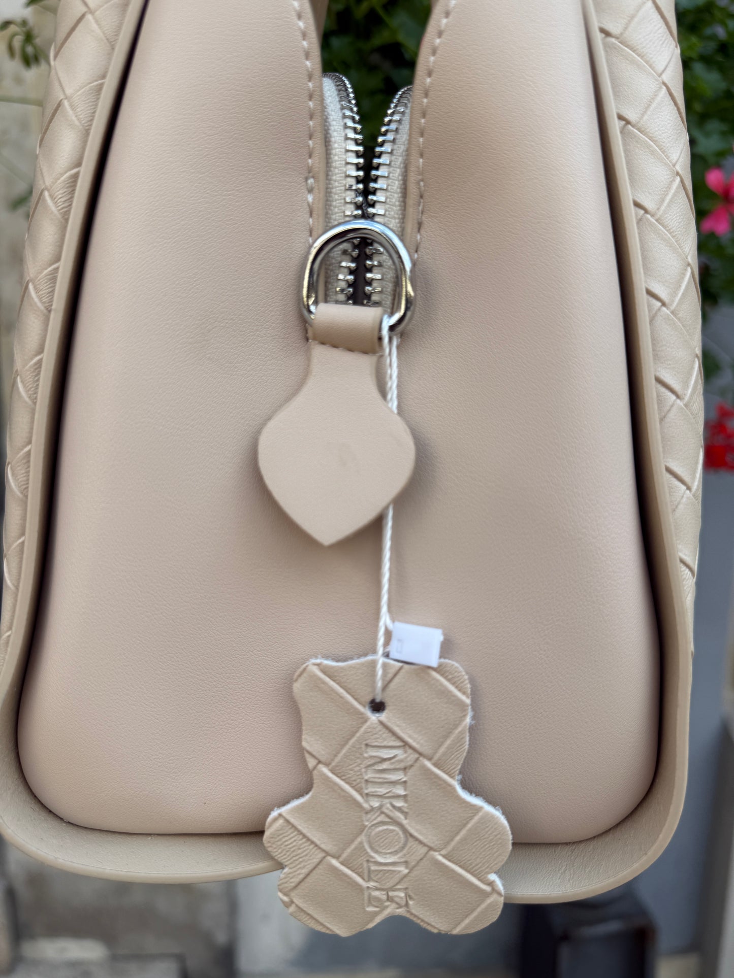 NIKOLÈ Kate Bag – Ivory | Genuine Leather Handbag (Copy)
