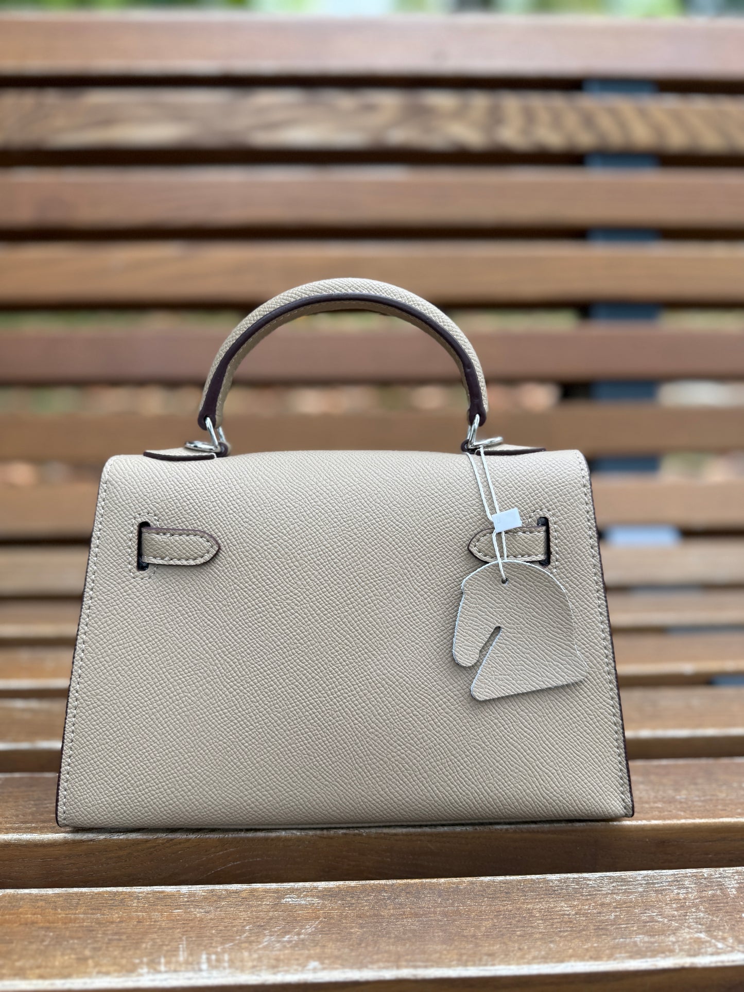 Lilu Ivory – Premium Natural Leather Bag